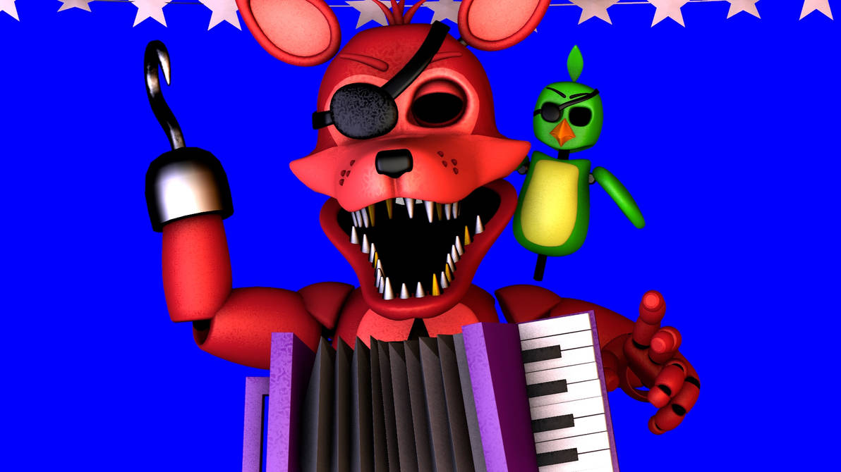 Rockstar Foxy Render by GrrChinmanLarge on DeviantArt