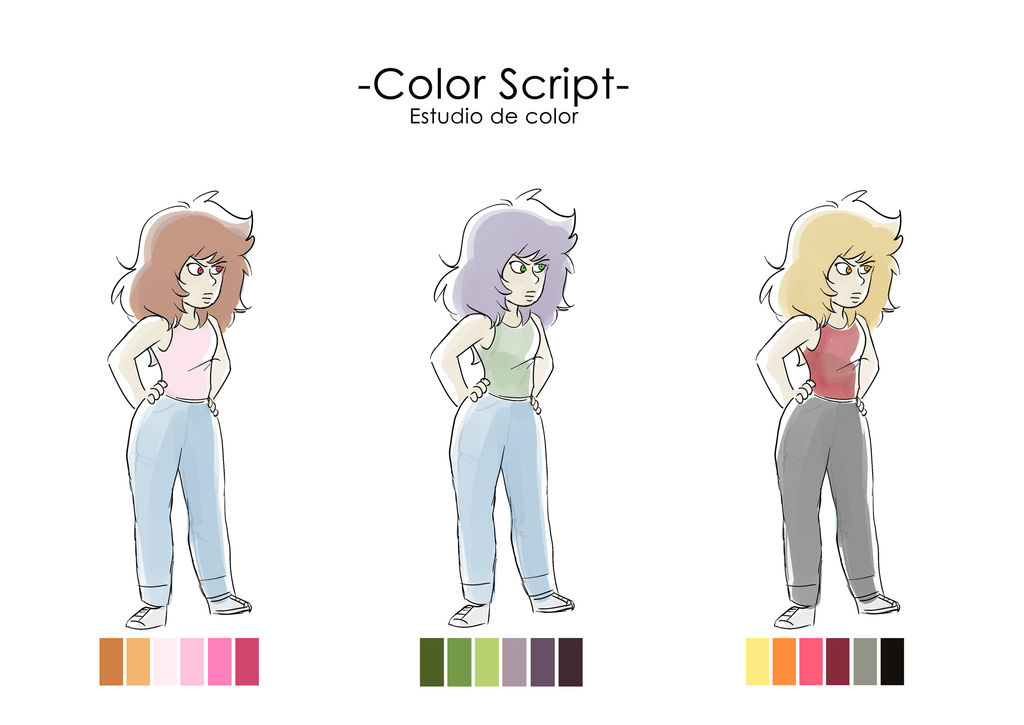 Color Script by LylaWindmill on DeviantArt