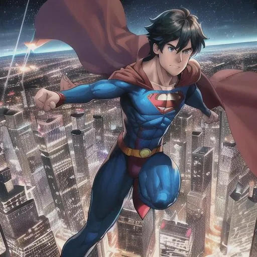 Superman (Anime Version) by Gabrieldammin on DeviantArt