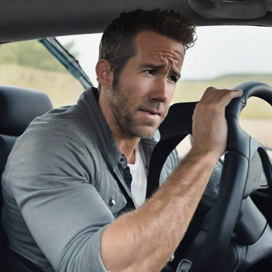 Ryan Reynolds Crying in the Car Meme by Gabrieldammin on DeviantArt