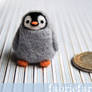 MINIATURE NEEDLE FELTED BABY PENGUIN