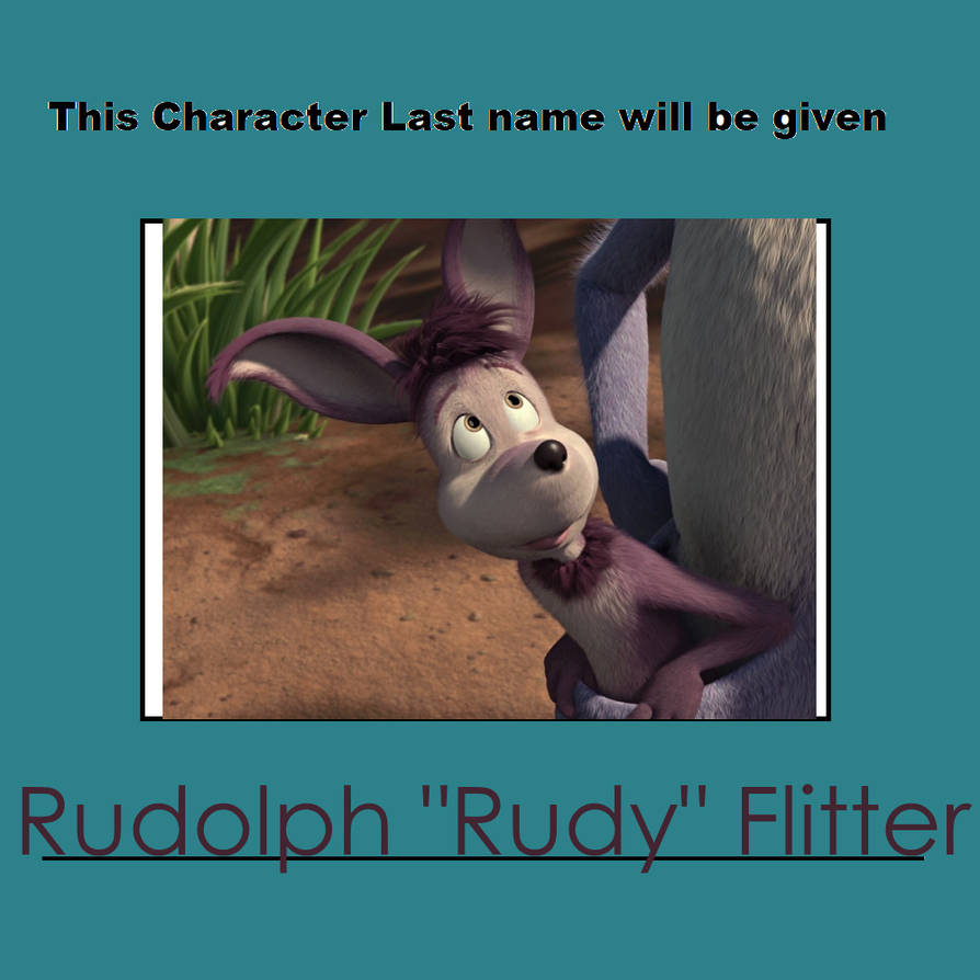 Rudolph Rudy Rude Rudy's last name: Rudolph Flitter by Nelvana2004 on DeviantArt