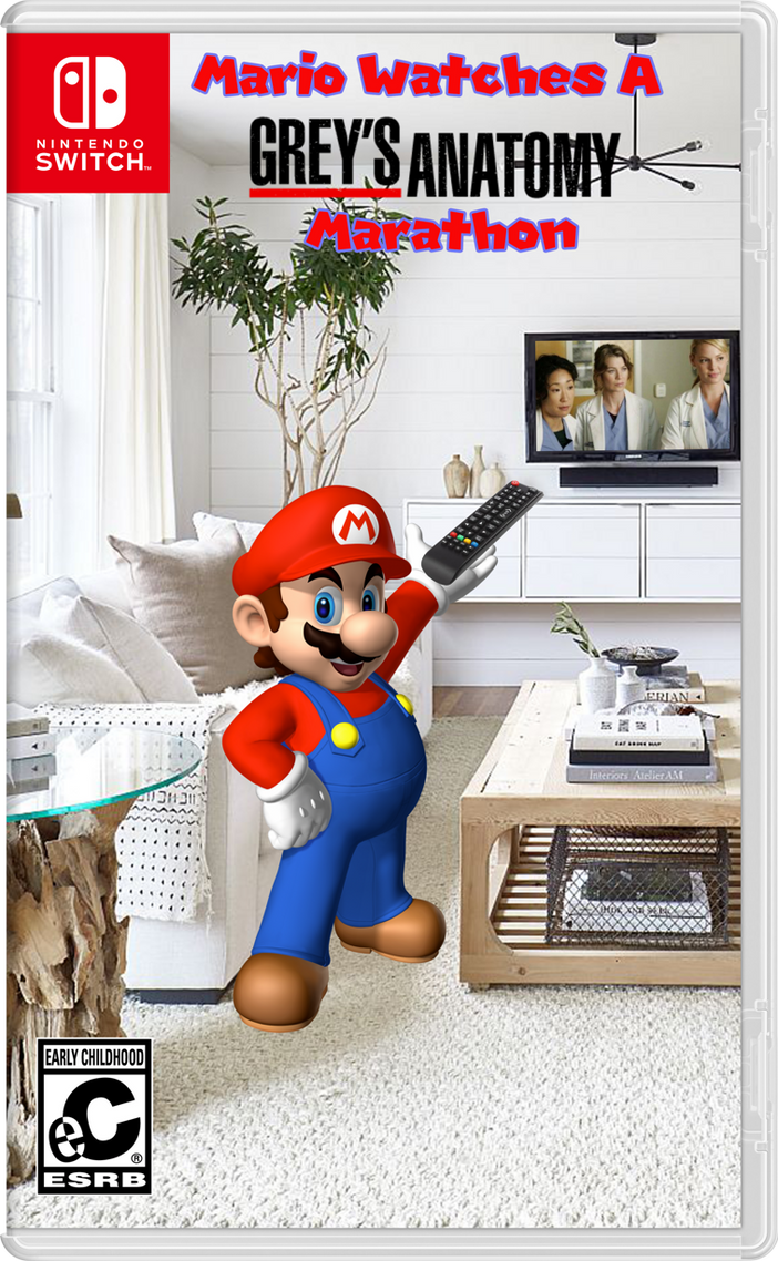 Mario Watches a Grey's Anatomy Marathon by lodefman91 on DeviantArt