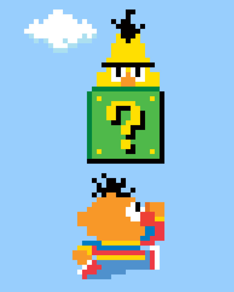 Ernie and Bert Coin-Up