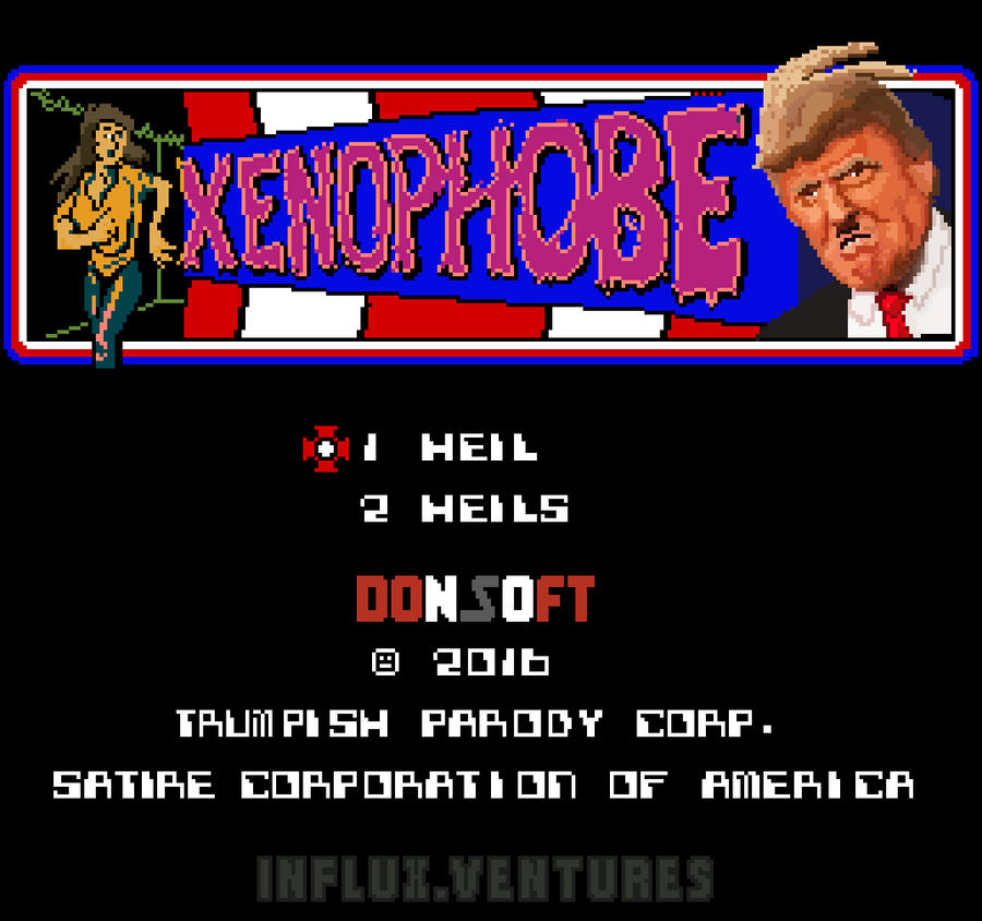 Xenophobe (Trump title screen political parody)