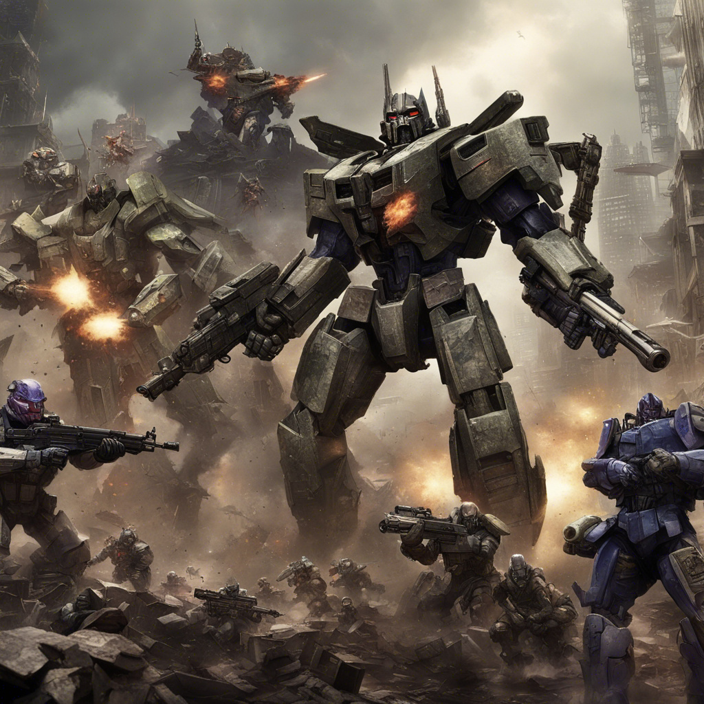 Transformers Cod Call Of Duty Soldiers In Battle With Transformers by designking25 on ...