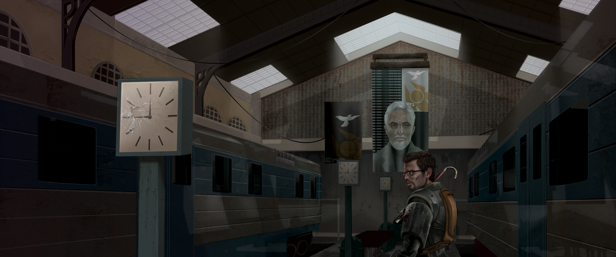 Half Life 2: Entering the Train Station