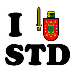 i love std real logo