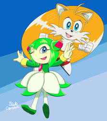 Tails and Cosmo Team Up