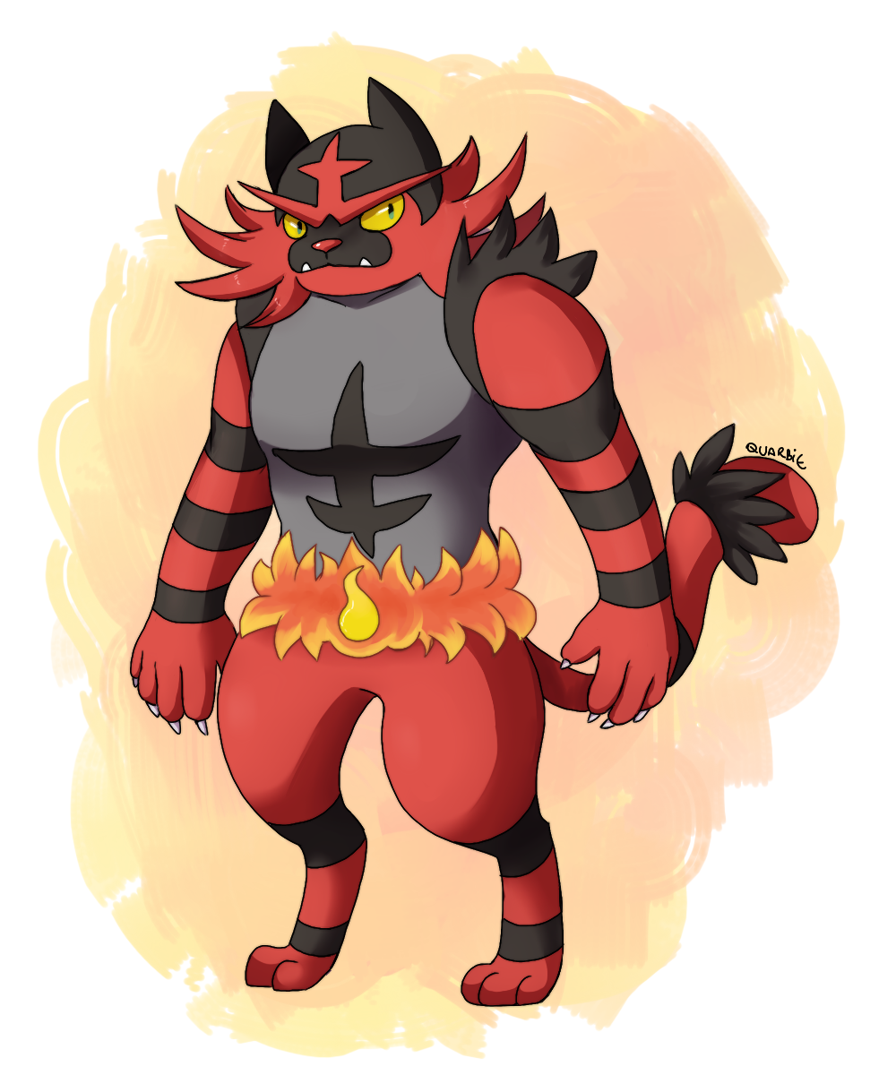 PKMN Incineroar By Quarbie On DeviantArt.