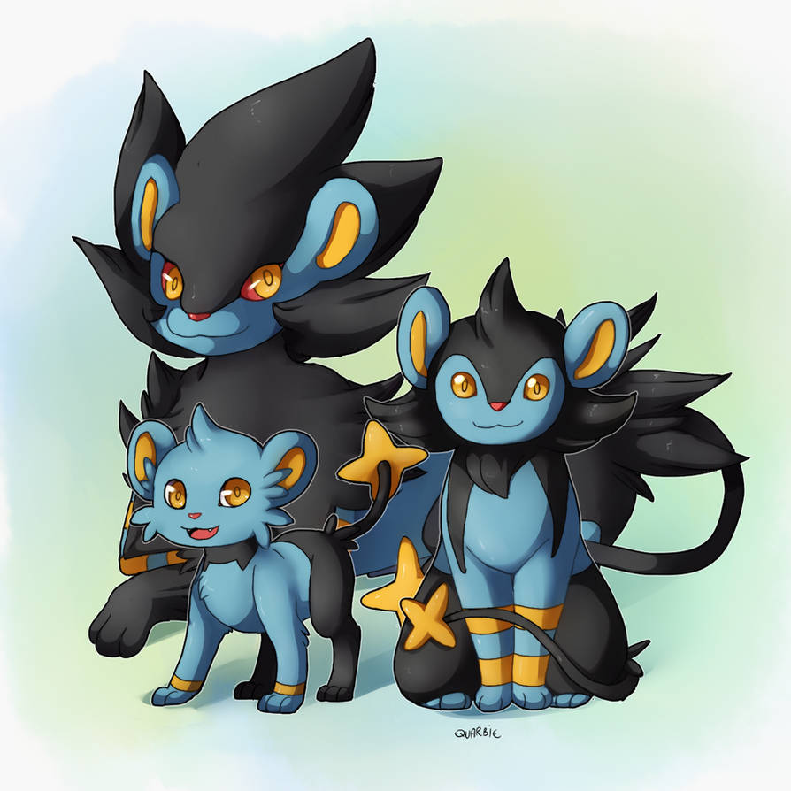 PKMN- Shinx Family by Quarbie on DeviantArt