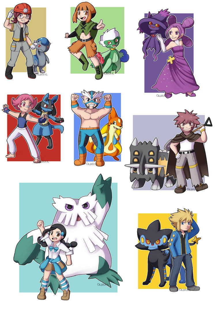 PKMN Sinnoh Gym Leader by Quarbie on DeviantArt