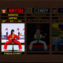 Queen of the Kumite - fighter select screen