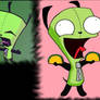 Invader ZIM GIR LOVES TACOS!!! Facebook Cover Pic