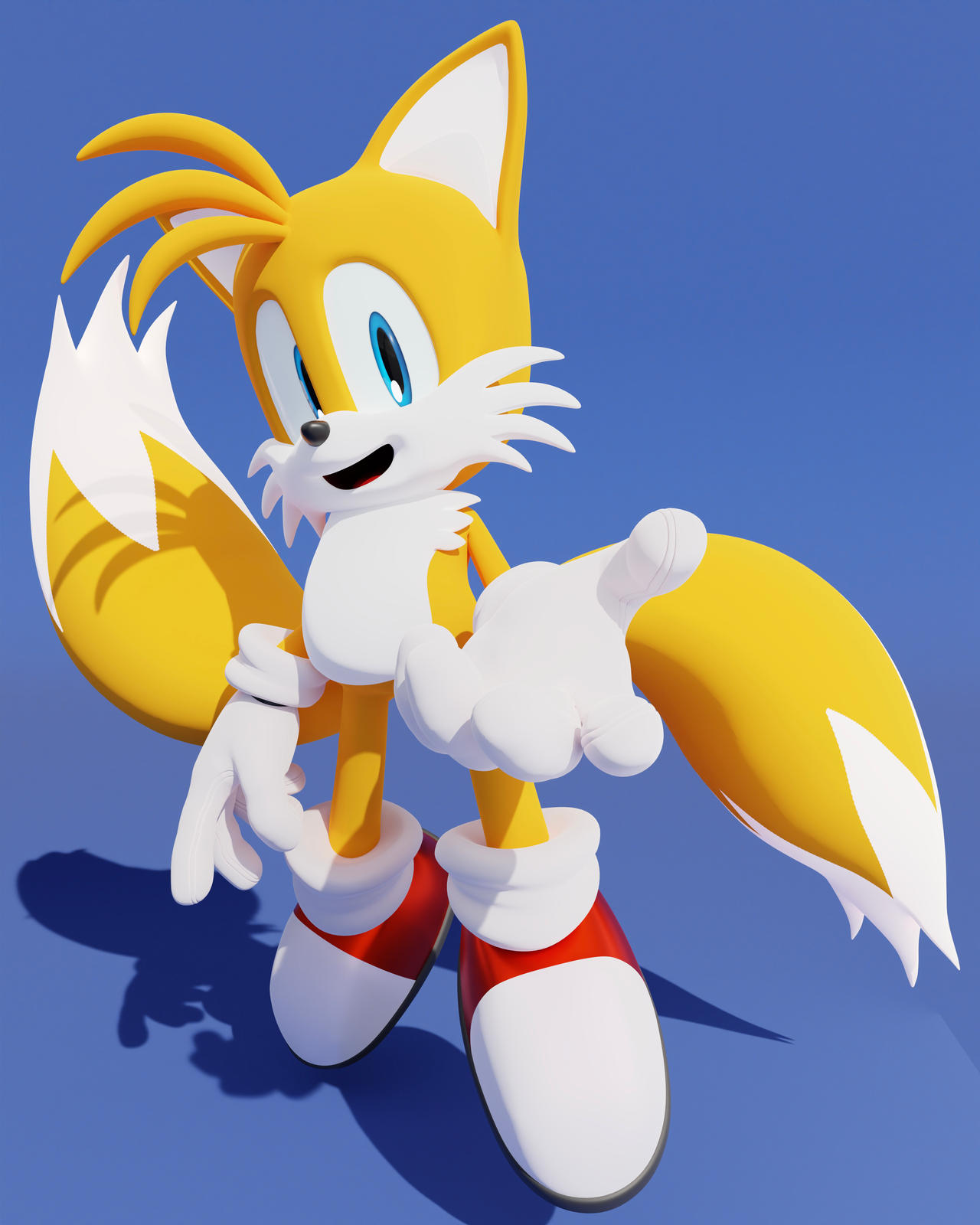 Tails Render - Let's try it again by EricelReposteador on DeviantArt