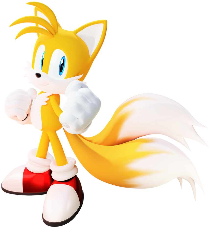 Tails Rhs Tails Render - Ready to fight by EricelReposteador on DeviantArt