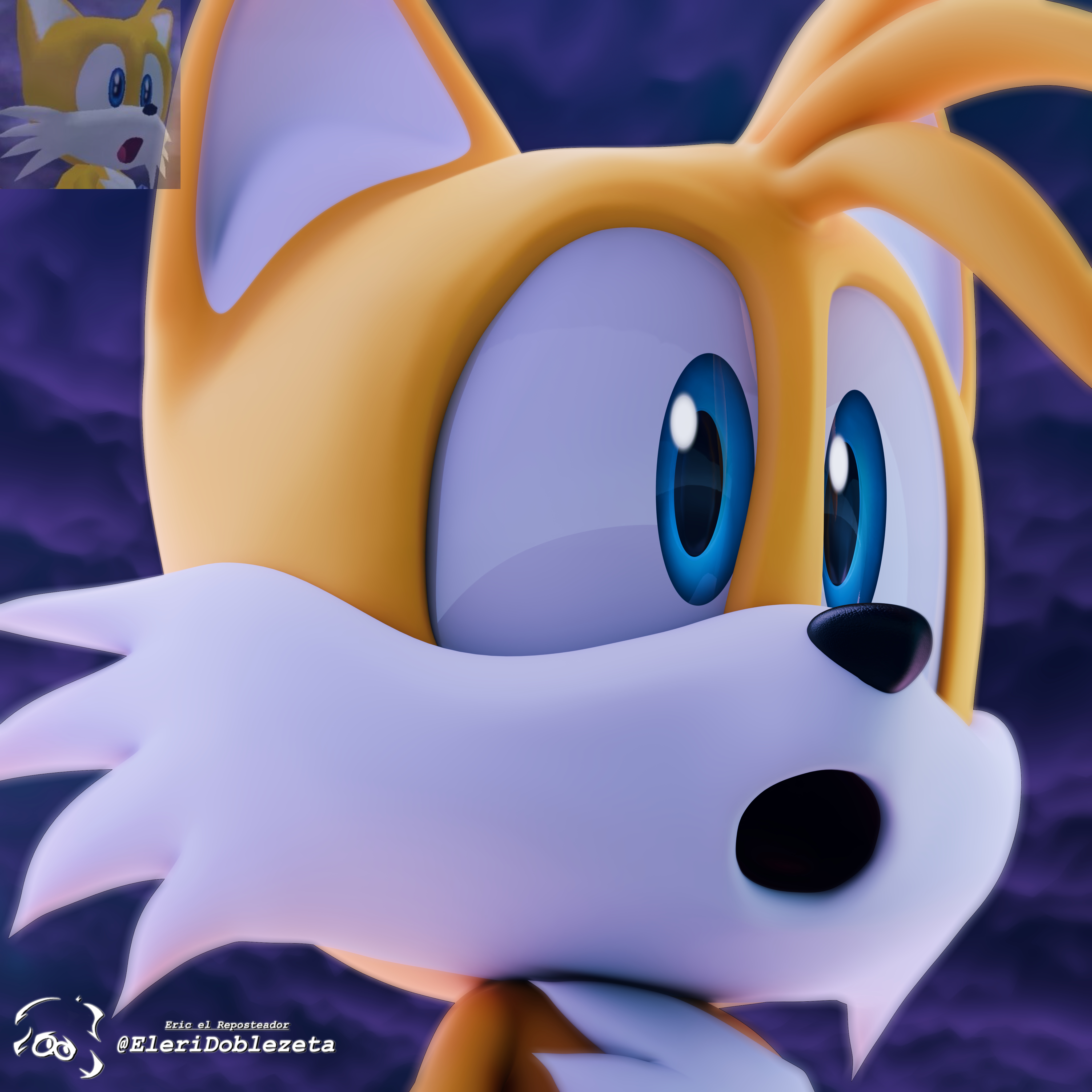 Sonic Adventure - Tails Rig test 2# by EricelReposteador on DeviantArt