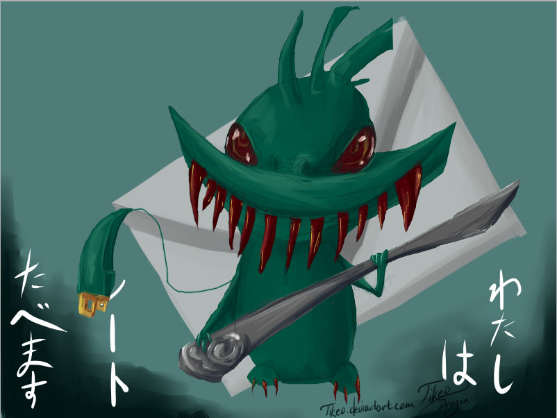 Note monster by tikeo on DeviantArt