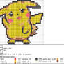 Pikachu XStitch Pattern 2