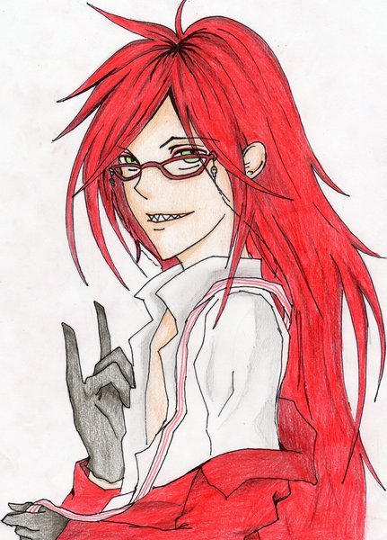 Grell Face Grell fanart by Gurenseventh on DeviantArt