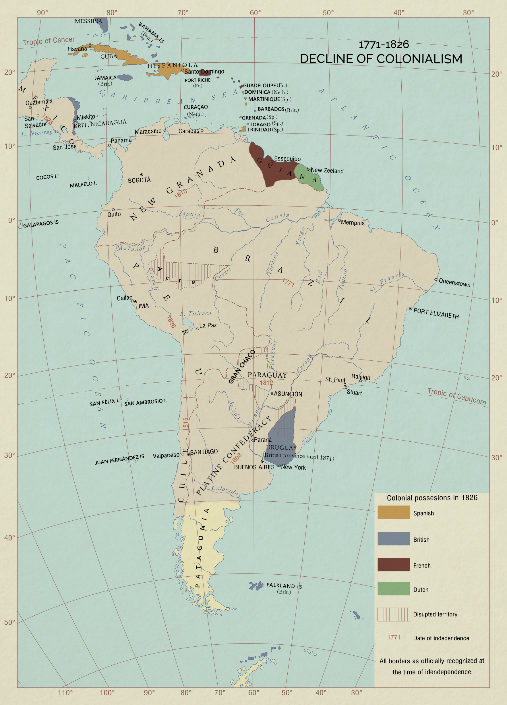 WHWEJ: Decline of Colonialism in South America