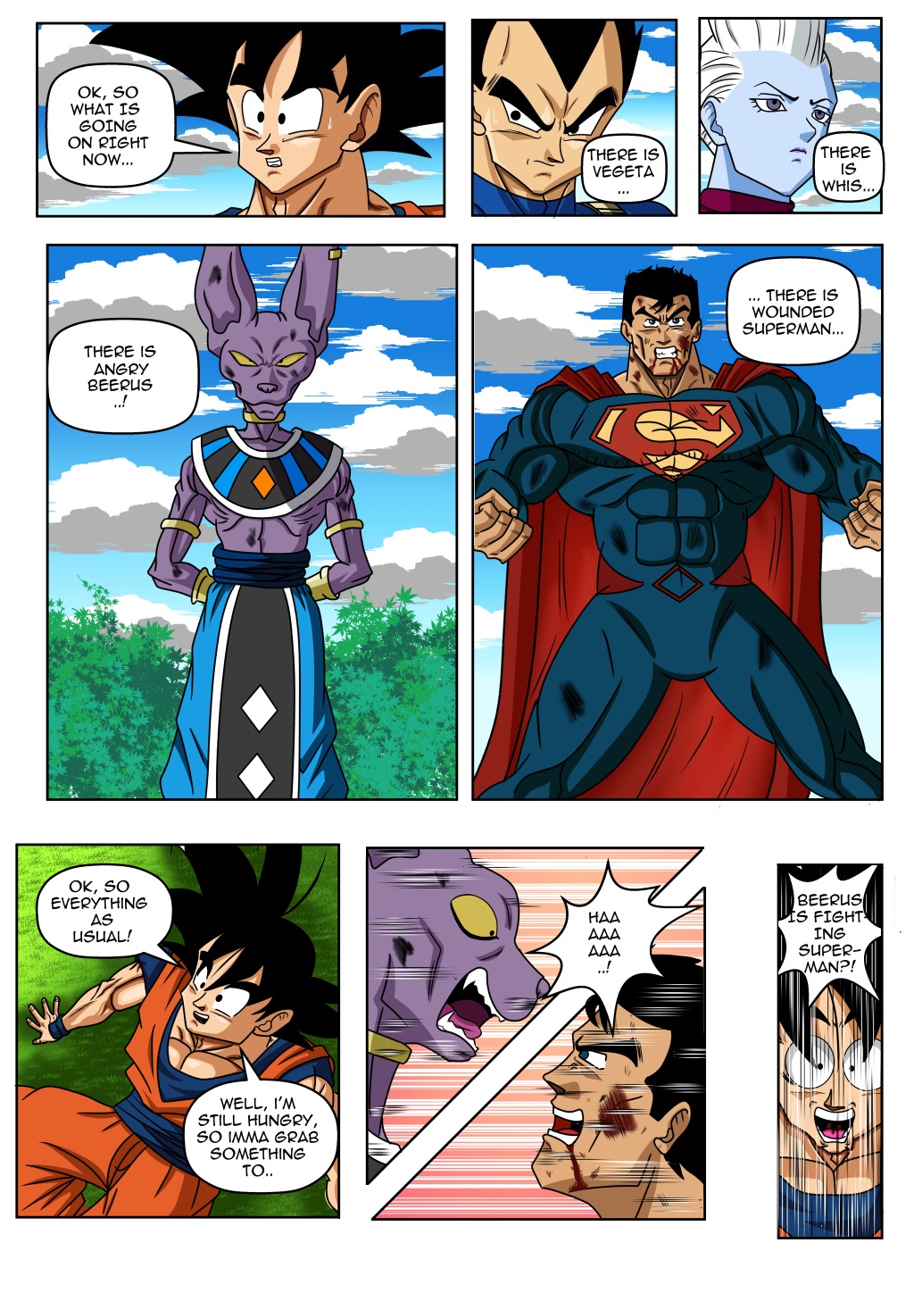 Goku instinto superior completo vs Superman Prime by JoaoAugusto34 on  DeviantArt