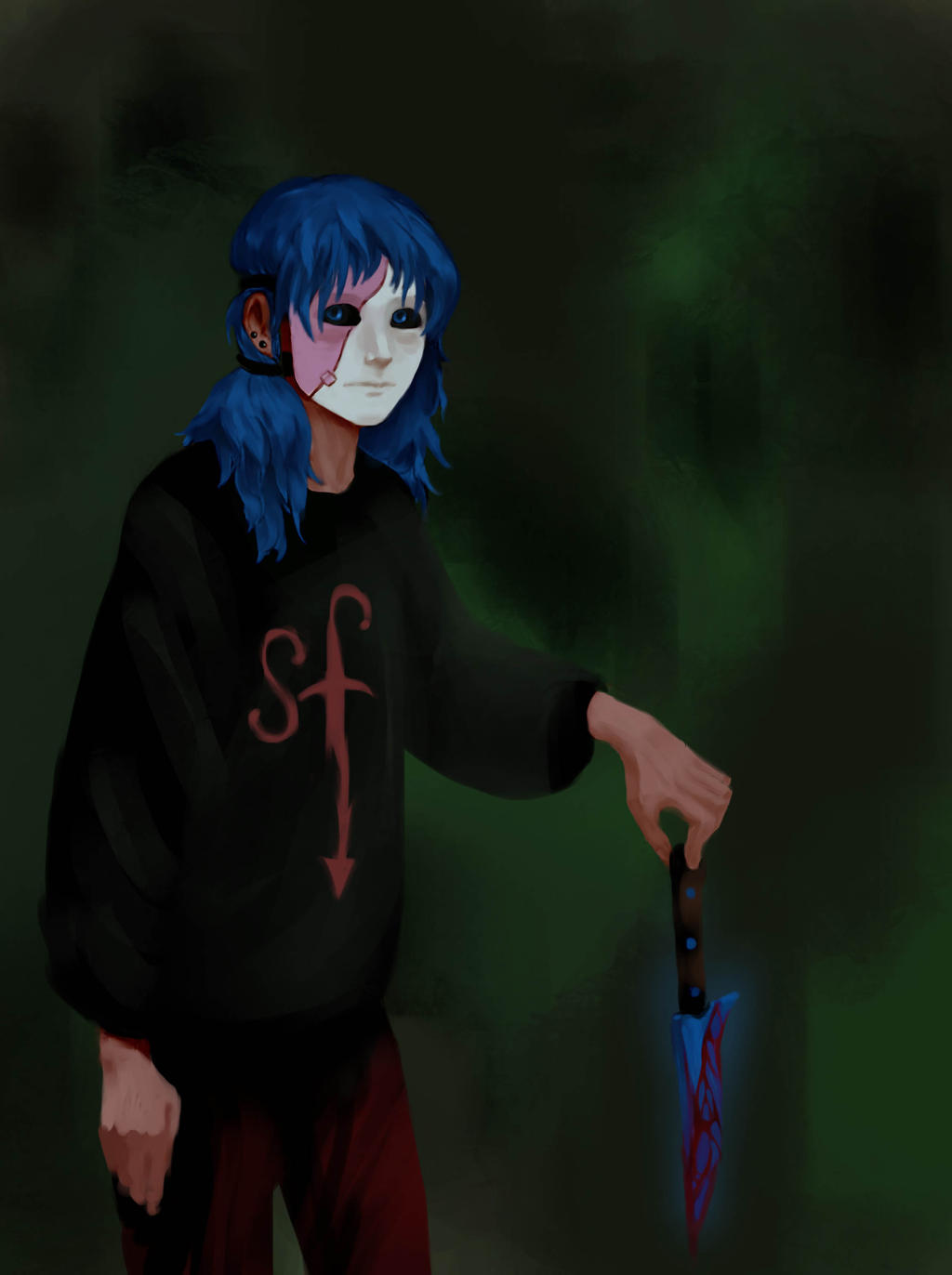 Sally Face(fan art) by kaneari on DeviantArt