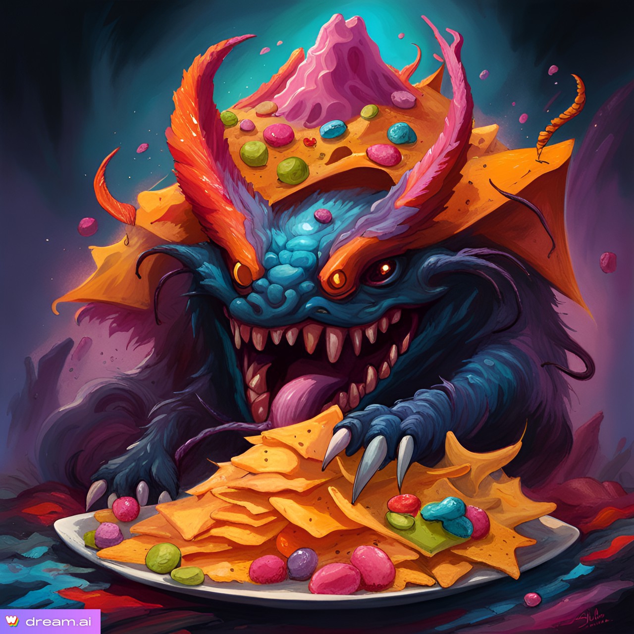 Needo Monster Nachos monster by farek18 on DeviantArt
