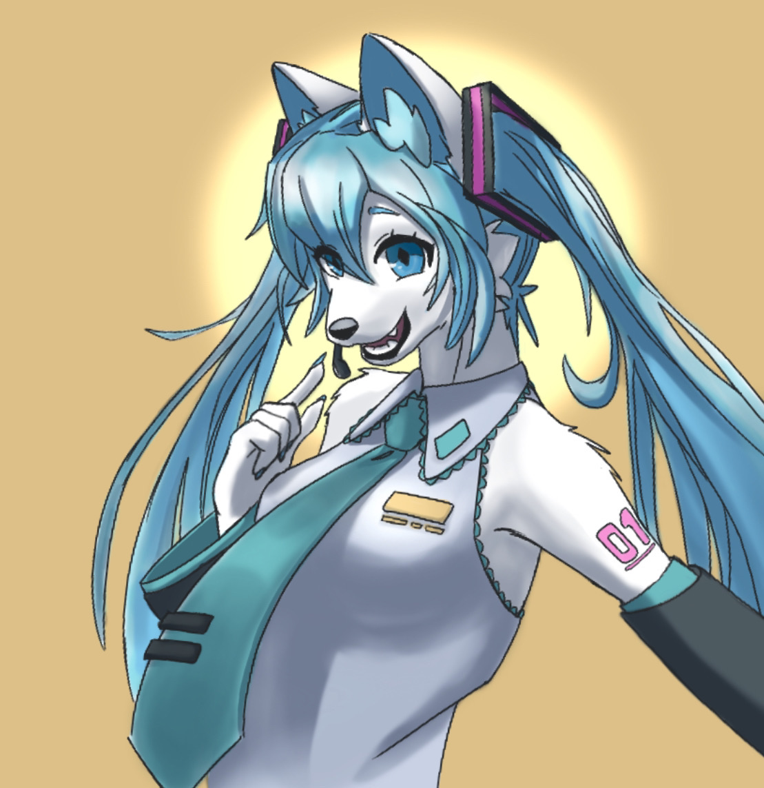 Happy Miku Day!! (Now in color!) by PatchWolf42 on DeviantArt
