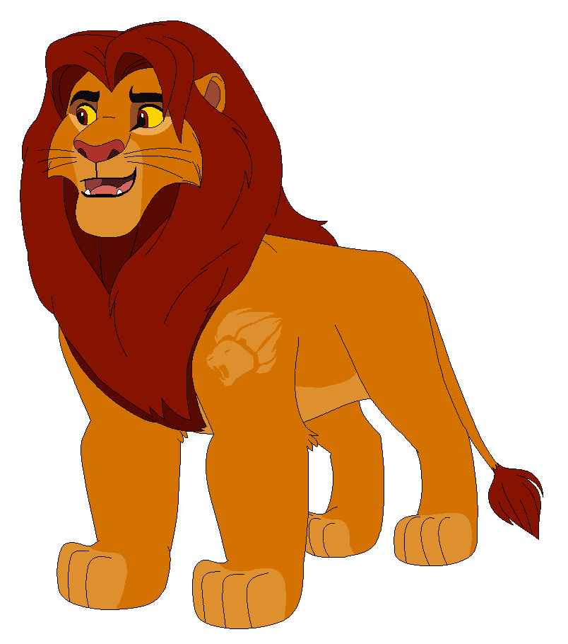 adult Simba (with mark of the Lion Guard) by Fabian4791 on DeviantArt