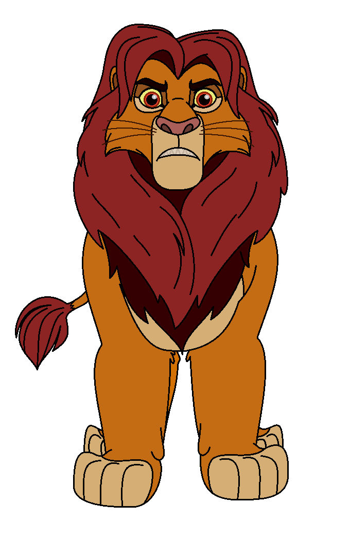 Simba (front look) by Fabian4791 on DeviantArt