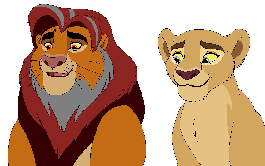 old Simba and Nala by Fabian4791 on DeviantArt