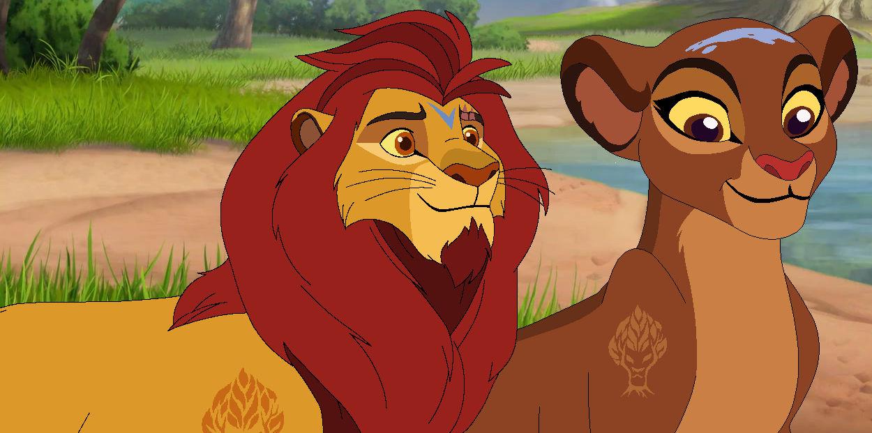 Kion Rani king Kion and queen Rani by Fabian4791 on DeviantArt