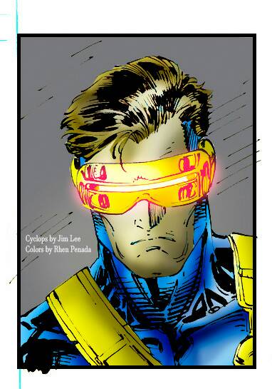 Cyclops by Jim Lee, Colors by Rhen Peada by cybersonnn on DeviantArt