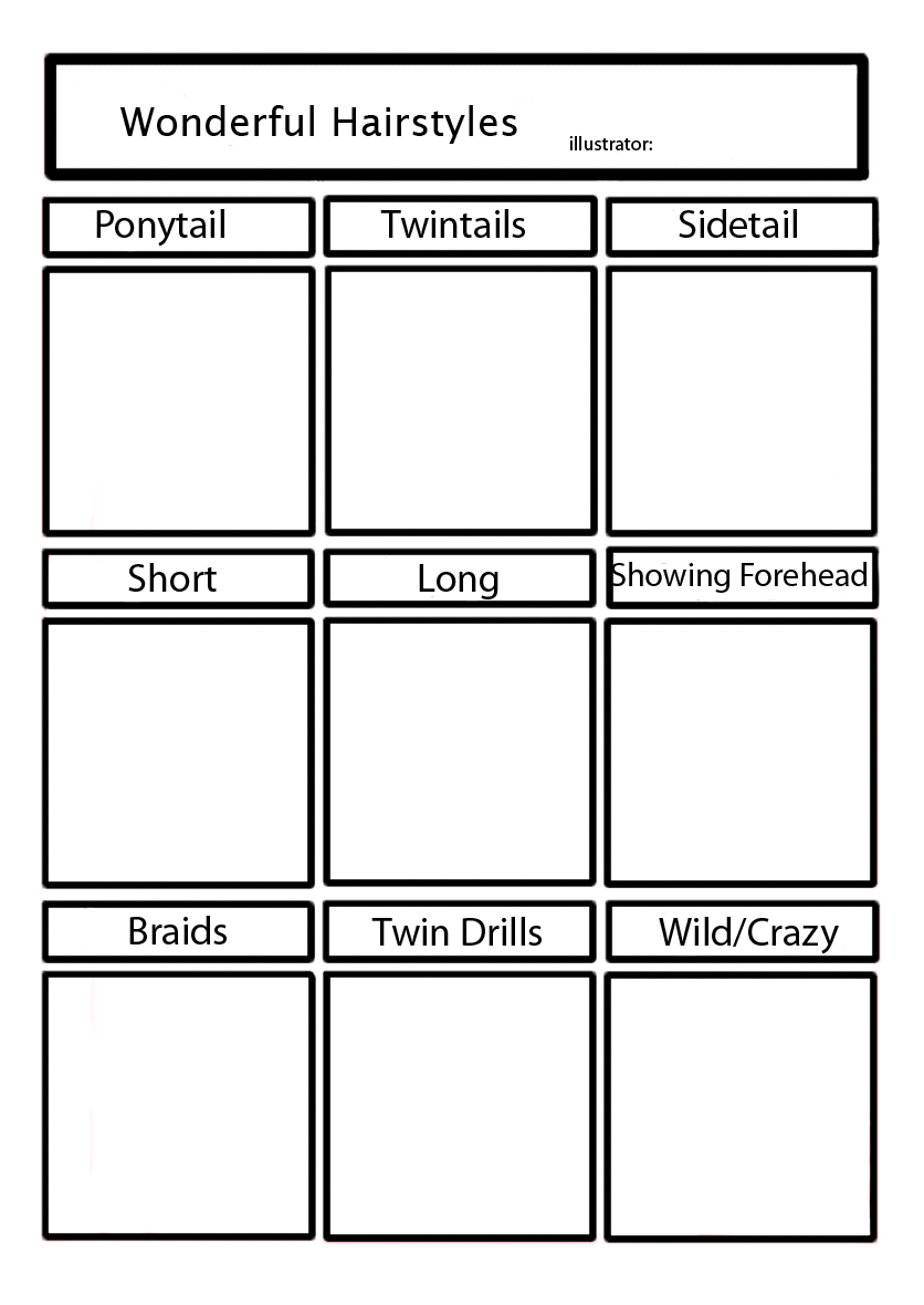 Hairstyle Meme By Kitten187 On Deviantart Hairstyle Meme By Kitten187 On Deviantart