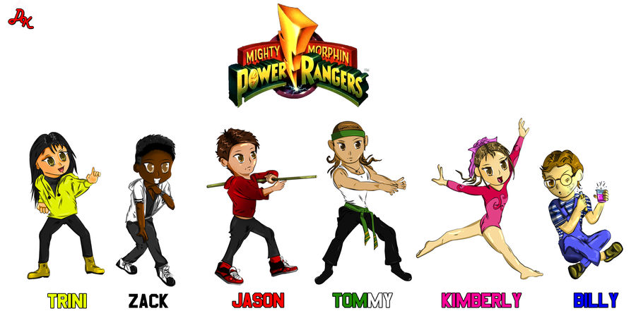 Go Go Human Rangers by DK-DarkKitty on DeviantArt