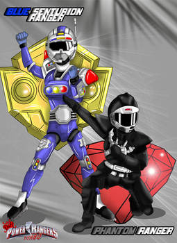 Blue Senturion Ranger and Phantom Ranger