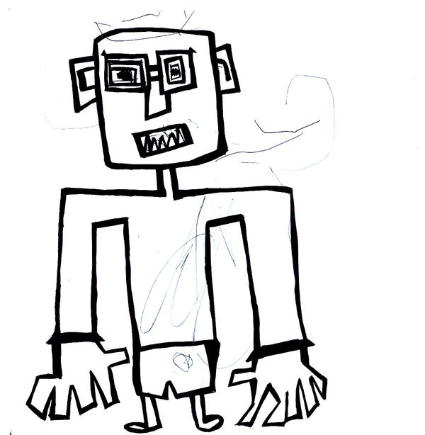 SQUARE MAN by liquido9000 on DeviantArt