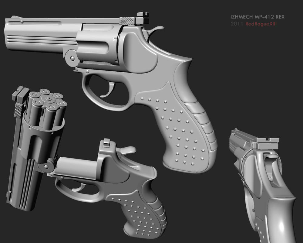 Izhmech MP-412 Russian Revolver 'Rex' by redroguexiii on DeviantArt