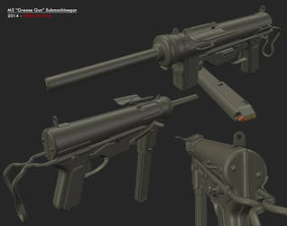 M3 Grease Gun Submachinegun