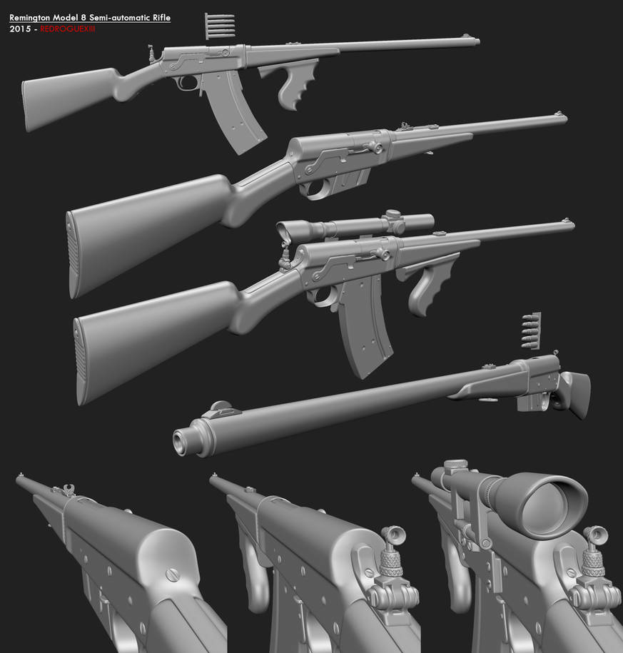Remington Model 8 by redroguexiii on DeviantArt