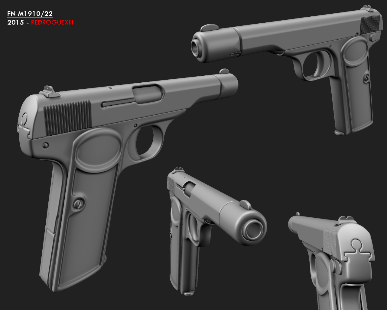 Fn Models FN Model 1922 by redroguexiii on DeviantArt