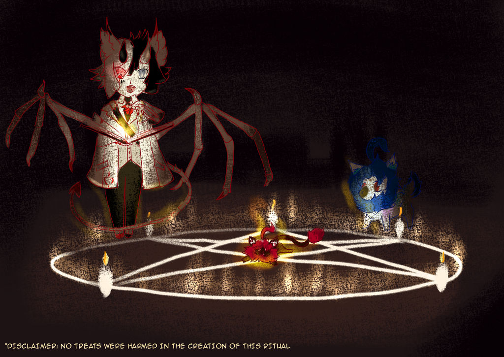 Stygian Staff Week 2022 Treat Summoning Circle by pawstepsinthesnow