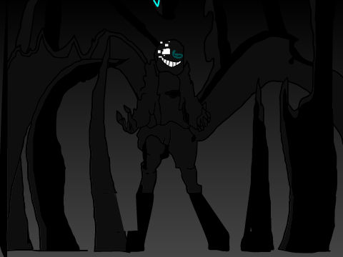 Nightmare Sans in Underverse 0.6 remake by Mirroredtruedustsan on ...