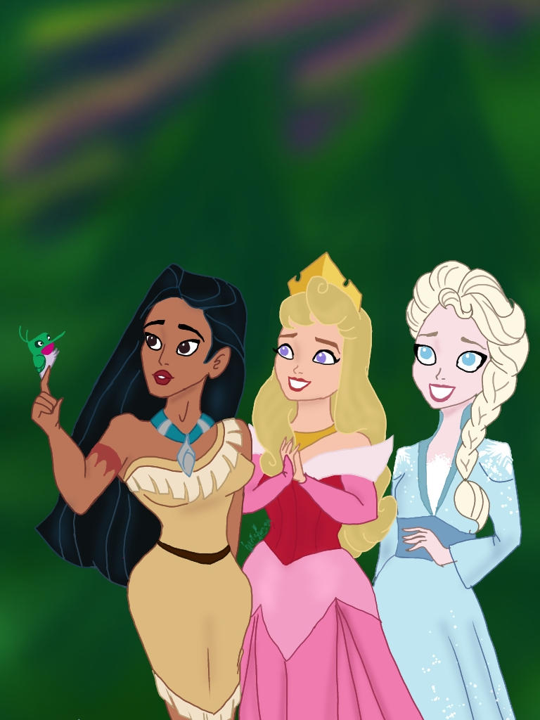 AzaleasDolls SnowQueenScene - Disney Princesses 2 by CheshireScalliArt on  DeviantArt