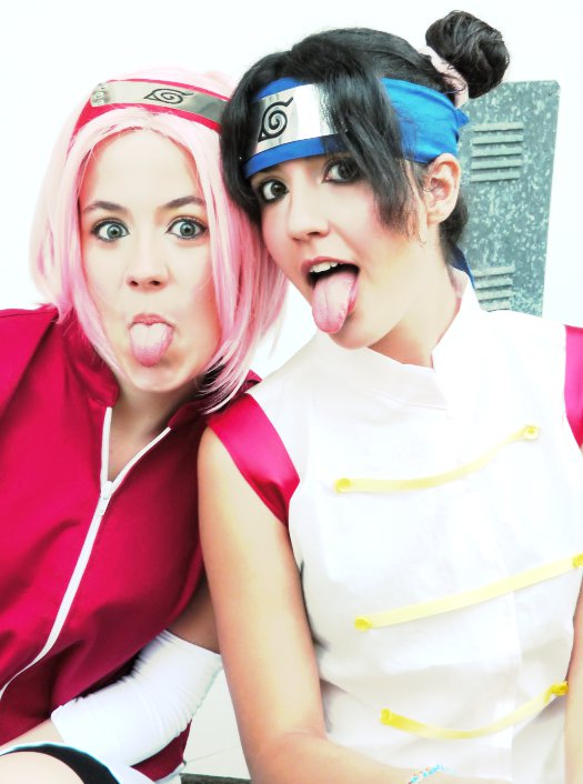 Sakura and Tenten