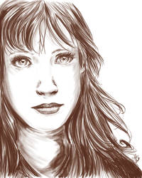 Zooey Deschanel portrait