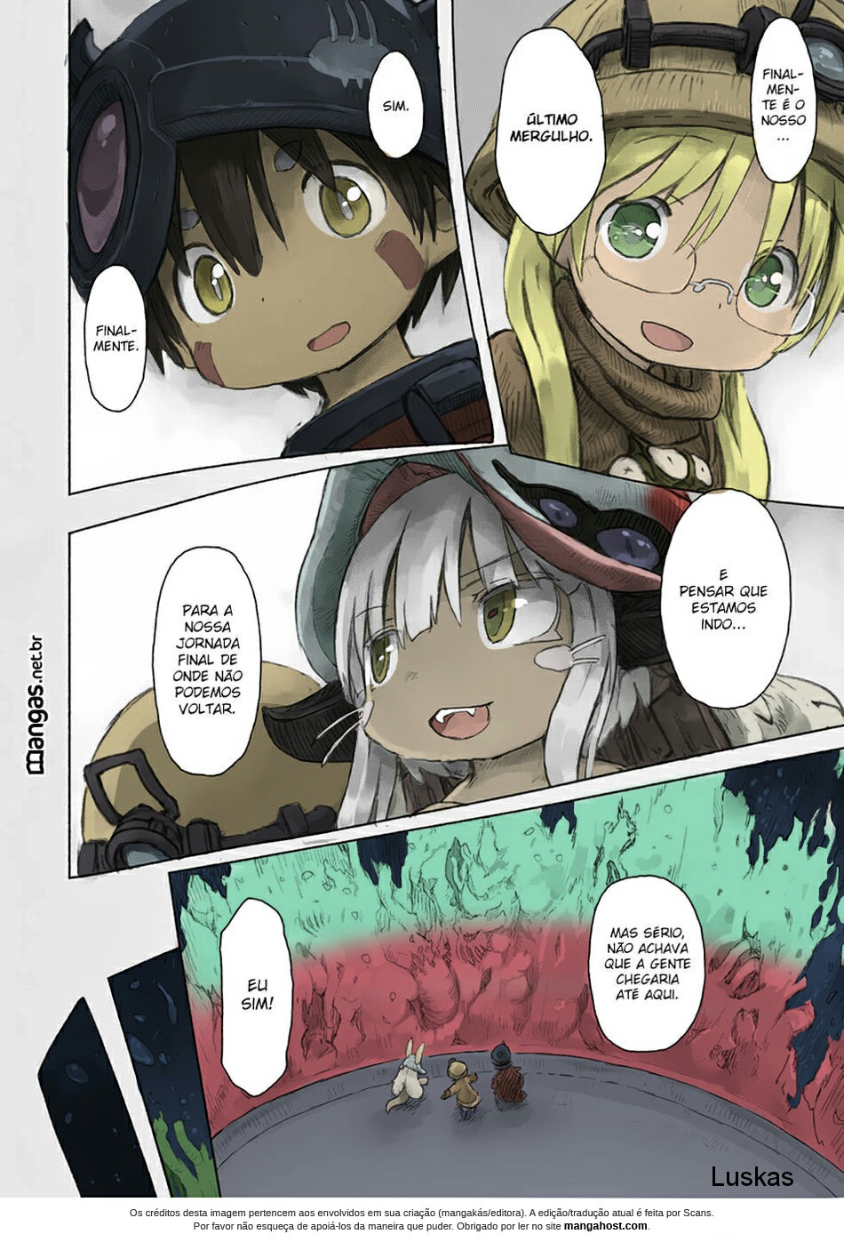 Made in Abyss Chapter 38.5 Page 4 Colored : r/MadeInAbyss