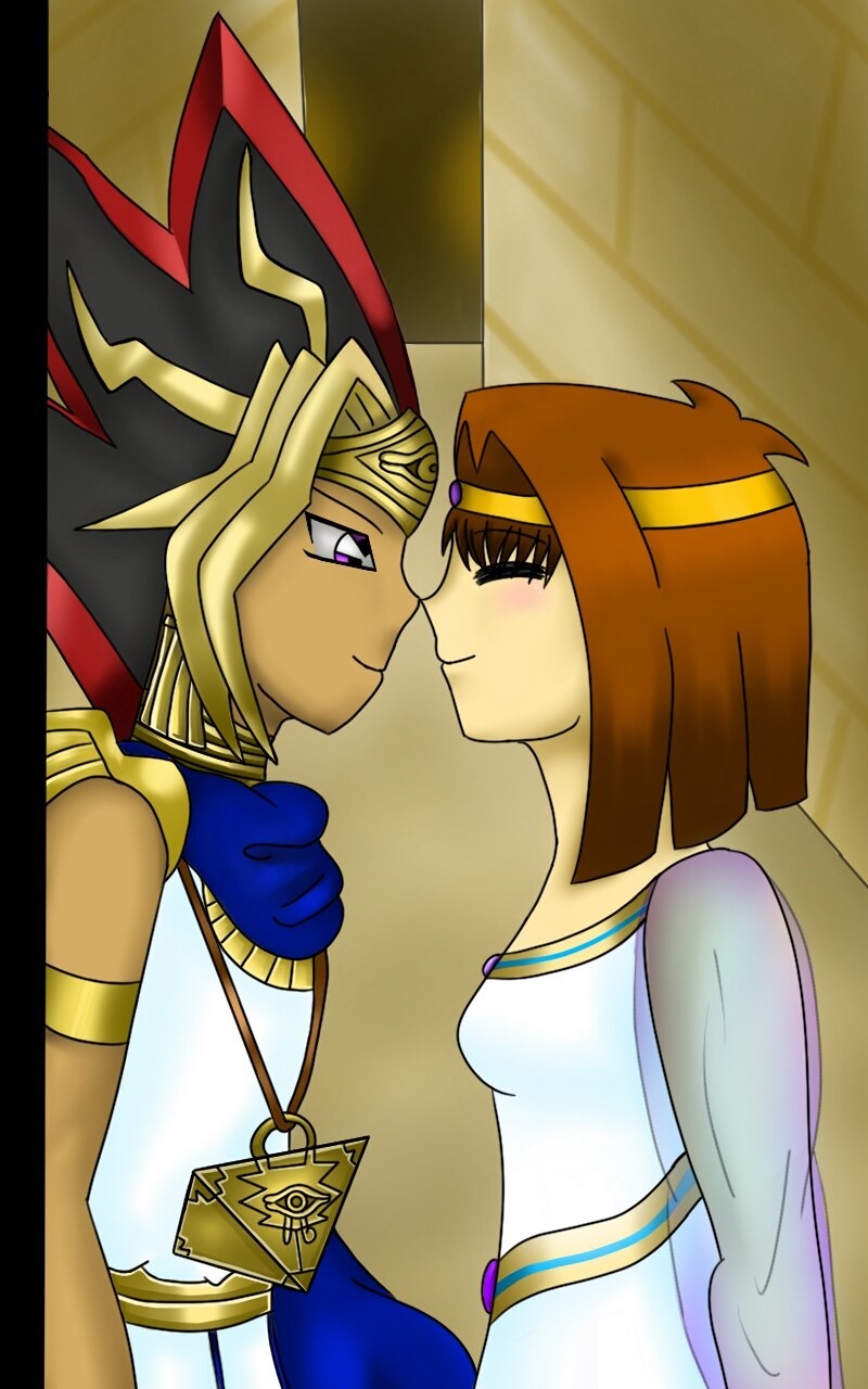 atem x teana I guess XD nose kiss