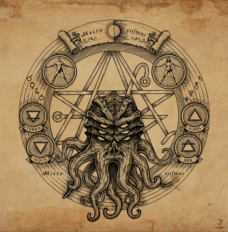 Cthulhu Pentagram by Jack-Burton25